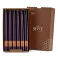 thumbnail image 1 of ROOT Candles 9" Aubergine Dipped Taper Candles, 12-Count – Elegant Dripless Dinner Candles, Clean Burning, Made in Medina, Ohio, 1 of 4