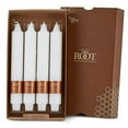 thumbnail image 1 of Root Candles Unscented Timberline Collenette 9-Inch Dinner Candles, 4-Count, White, 1 of 4