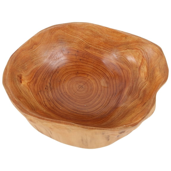 Root Carving Fruit Plate Small Serving Tray Wood Bowl Wooden Pallets Platter Decorative Candy