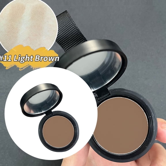 Root Cover Up Powder - Hairline Shadow Powder, Hair Color Touch Up, 9 Color Options, Easy Application, Smooth Natural Finish, Travel Friendly, Holiday Gift, Christmas, Thanksgiving, Men & Women, 0.1