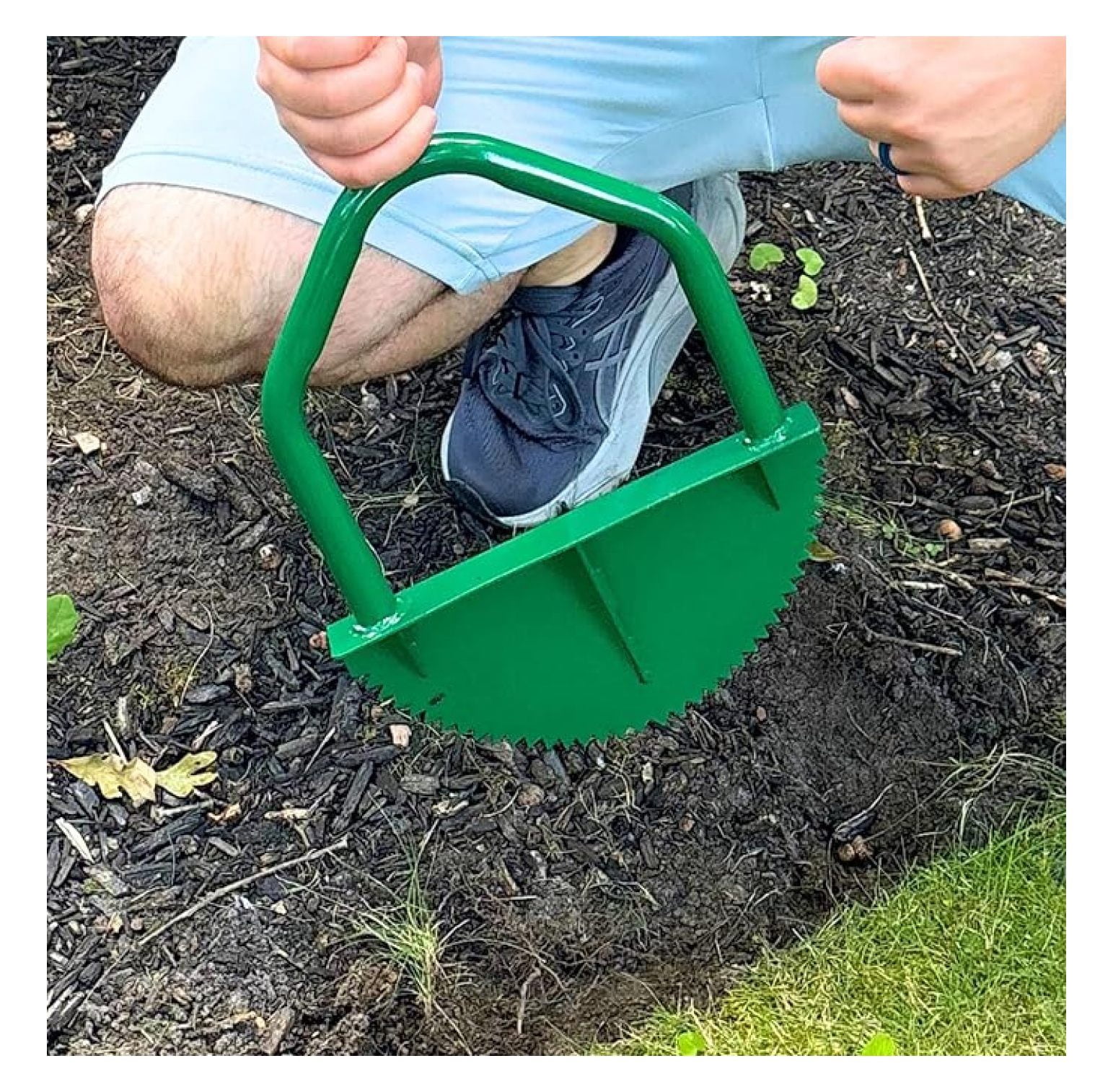Round Tree Edgers Root Cutter Edger Lawn Tool, 37 Inch Manual Lawn Edger Tool, Grass ...