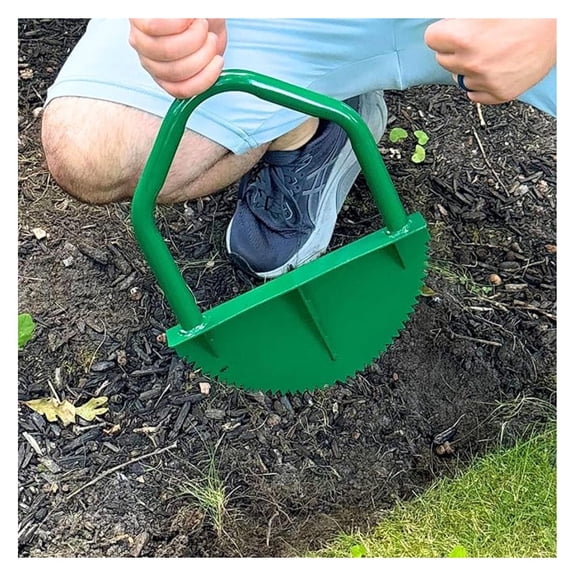 Root Cutter Edger Lawn Tool, 37 Inch Manual Lawn Edger Tool, Grass Edger, Sidewalk Edger, Garden Edger, Yard Edger, Garden Tools and Landscaping Tools, Edgers for Landscaping, Edging Shovel