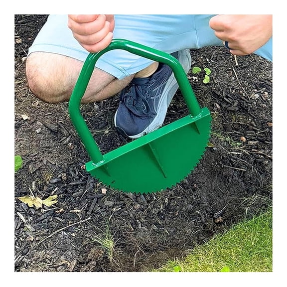 Root Cutter Edger Lawn Tool, 37 Inch Manual Lawn Edger Tool, Grass Edger, Sidewalk Edger, Garden Edger, Yard Edger, Garden Tools and Landscaping Tools, Edgers for Landscaping, Edging Shovel