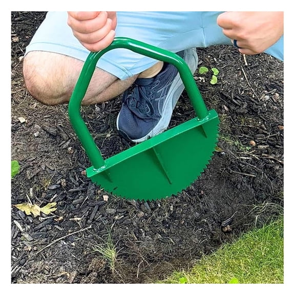 Root Cutter Edger Lawn Tool, 37 Inch Manual Lawn Edger Tool, Grass Edger, Sidewalk Edger, Garden Edger, Yard Edger, Garden Tools and Landscaping Tools, Edgers for Landscaping, Edging Shovel