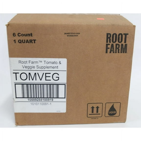 Root Farm Tomato & Veggie Supplement Nutrient for Hydroponic Plants, 6 Pack