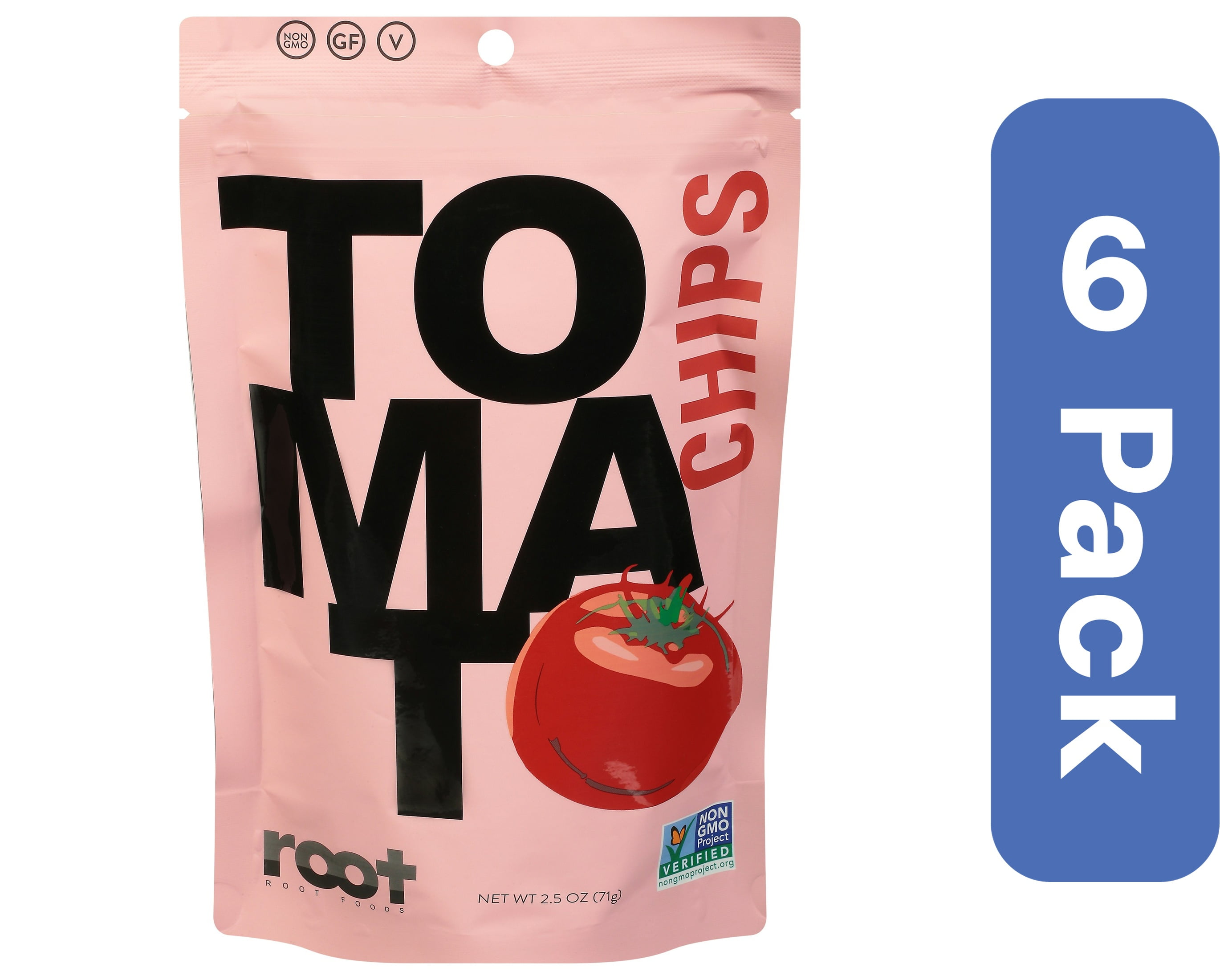 Root Foods Zucchini Chips Sea Salt 2.75 oz (Pack Of 6) - Walmart.com