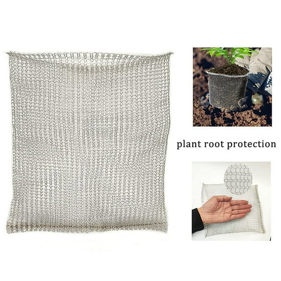 Root Guard Gopher Proof Stainless Wire Steel Baskets, Gophers Moles Voles Mesh Baskets Protect Plant Roots Tubers Trees Flowers Crops For Root Vegetables Protection 14*14In Walmart Pallets