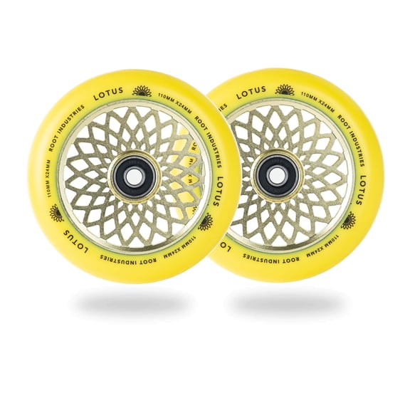Root Industries Lotus Wheels Yellow