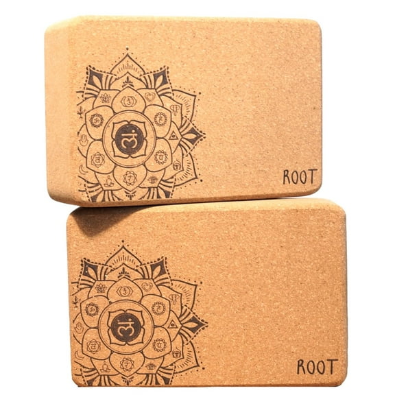 Root Premium Cork Yoga Blocks (Set of 2)
