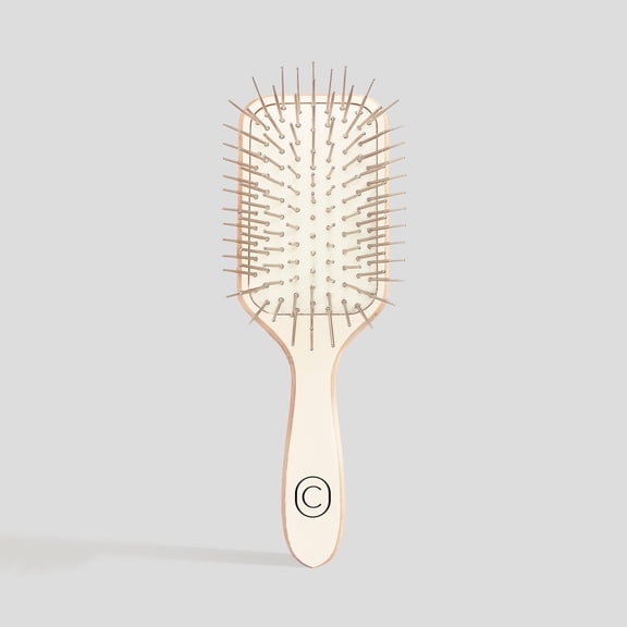 Root Ritual Calming Pneumatic Hair Brush with Nickel Plated Metal Pins for the scalp