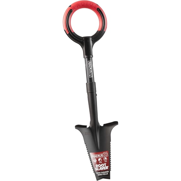 Root Slayer RS224-001, Mini-Digger Shovel Spade, Black