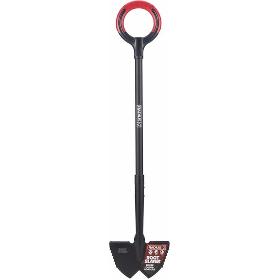 Root Slayer RS226, Precision Serrated Edger for Landscaping and Root Cutting, Black