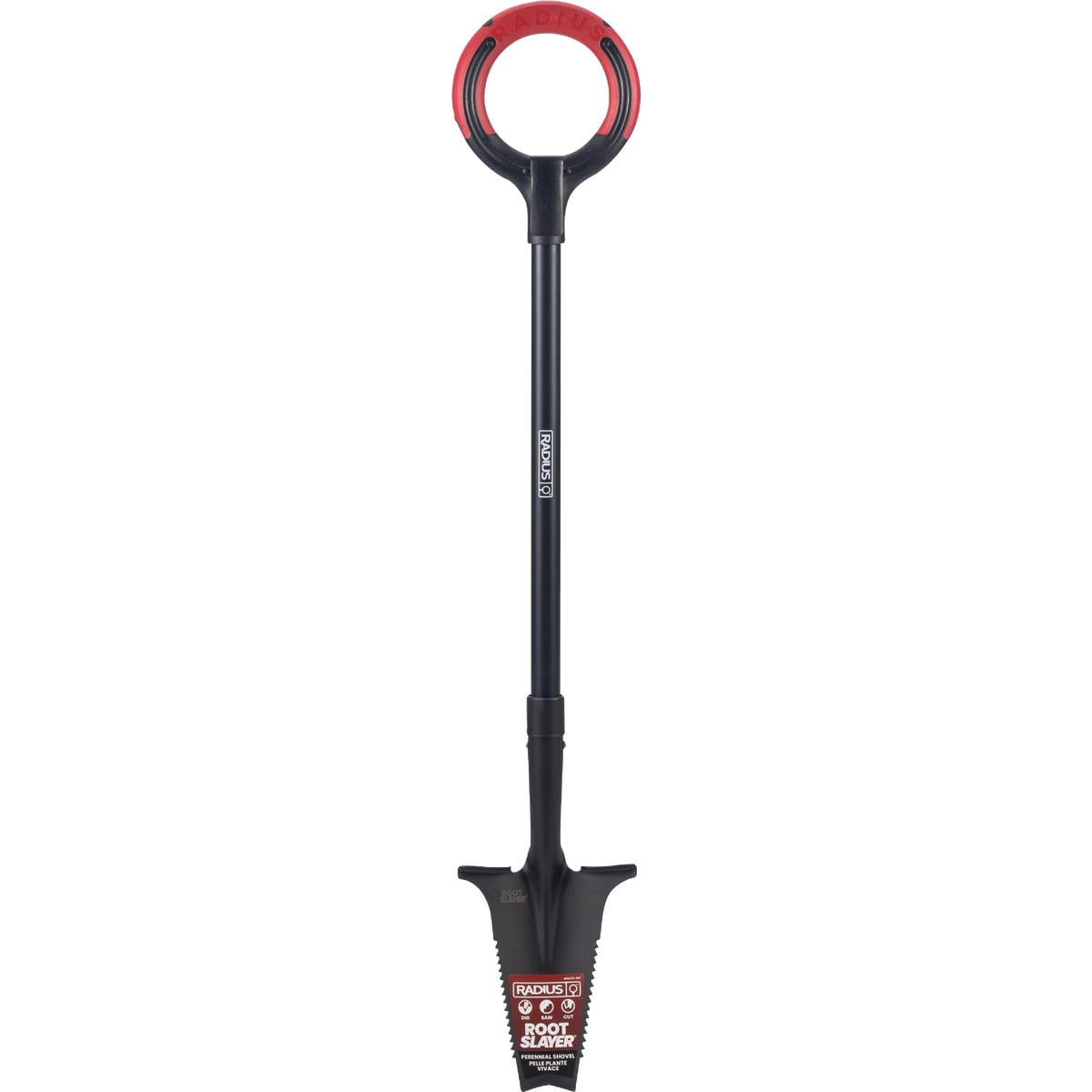 Root Slayer Garden Spade RS223 Nomad - Serrated Steel Shovel