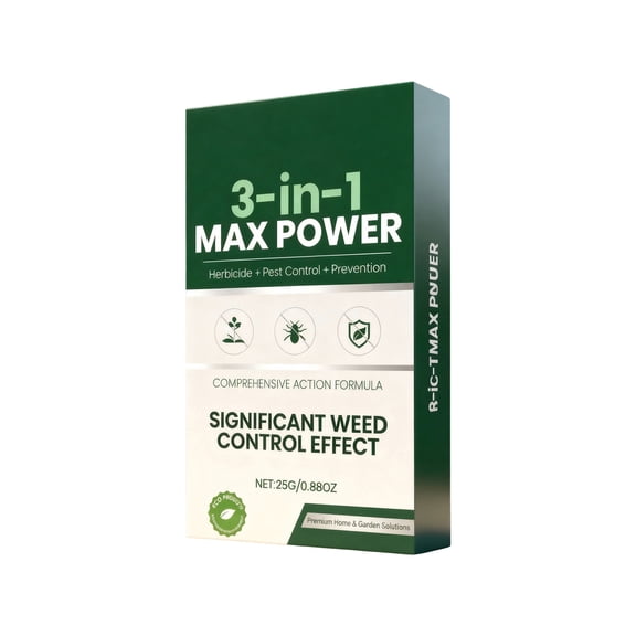 Root Targeted Max Power Herbicide 25g, Fast Acting Glufosinate & HPPD Inhibitor, Clears Infestations Of Glyphosate Resistant Weeds