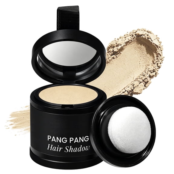 Root Touch Up Instant Coverage Hair Powder for Women Thinning Areas Bald Spot, Waterproof Sweat Resistant Hairline Roots Shadow Filler Cover Up Beard Line, Natural Light Blonde, 0.35 oz