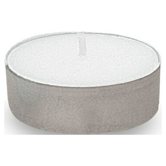 Root Unscented Aluminum Tealights, White - Set of 12 (300B)