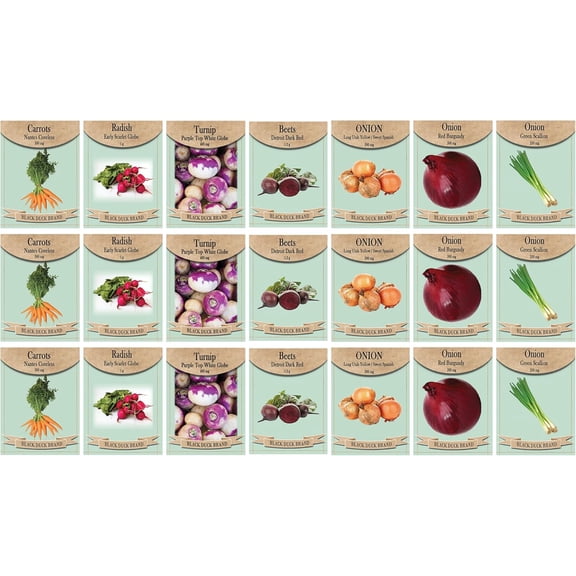Root Vegetable Seed Variety Pack
