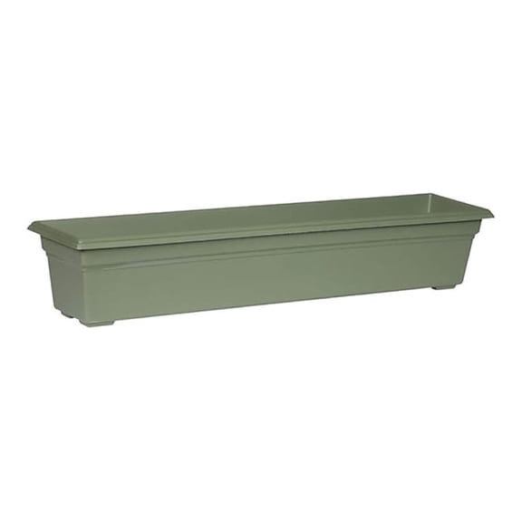 Root & Vessel 16360, Sage, Countryside Flower Box Planter, 36-Inch