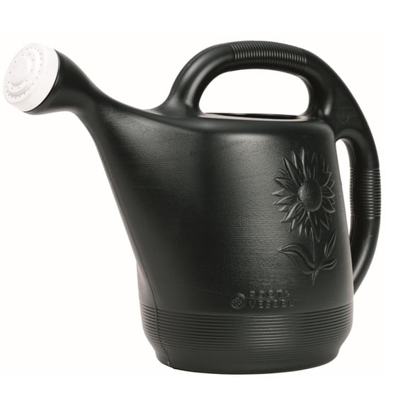 Root & Vessel 2-Gallon Classic Watering Can, Black