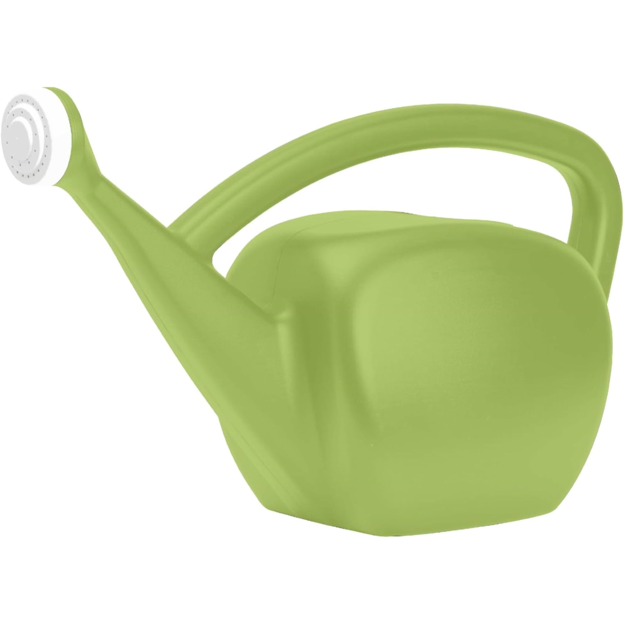 Green Plastic 2-Gallon Watering Can with Long Spout