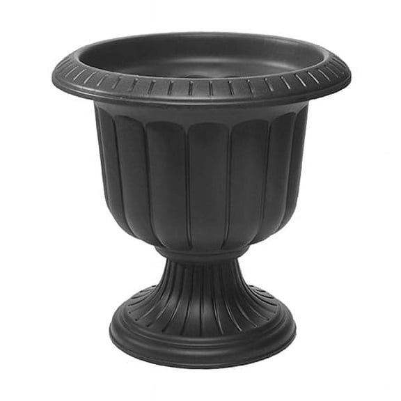 Root & Vessel Classic Urn Planter, Black, 14"