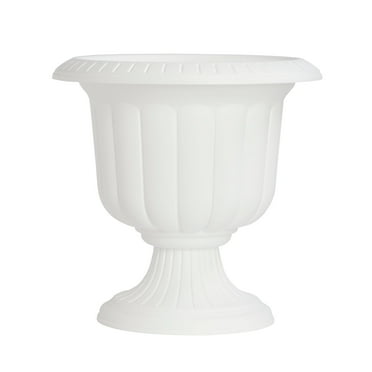 Root & Vessel Classic Urn Planter, White, 19"