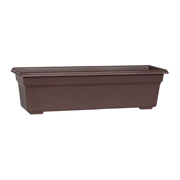 Root & Vessel Countryside Flower Box, Brown, 24"