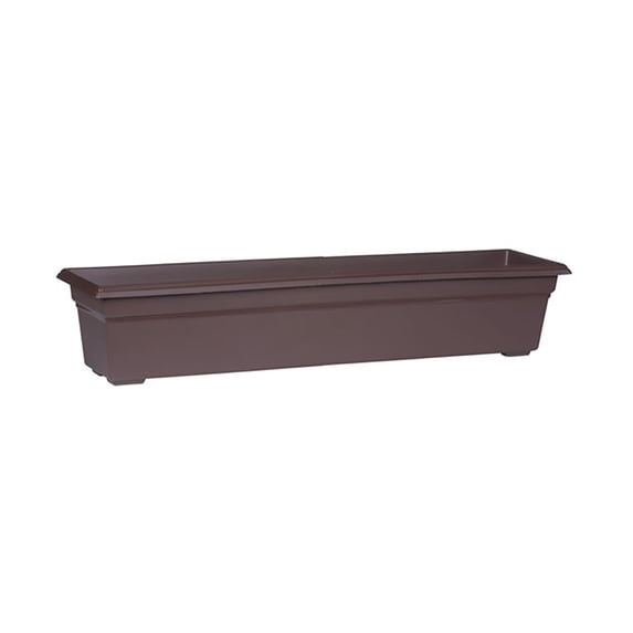 Root & Vessel Countryside Flower Box, Brown, 30"