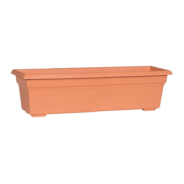 Countryside Terra Matte Flower Box 24" with Drainage Hole