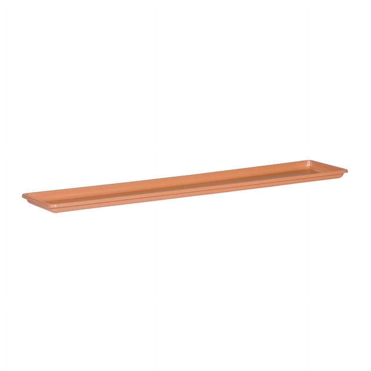 Countryside Terracotta 36" Lightweight Plastic Flower Box Tray