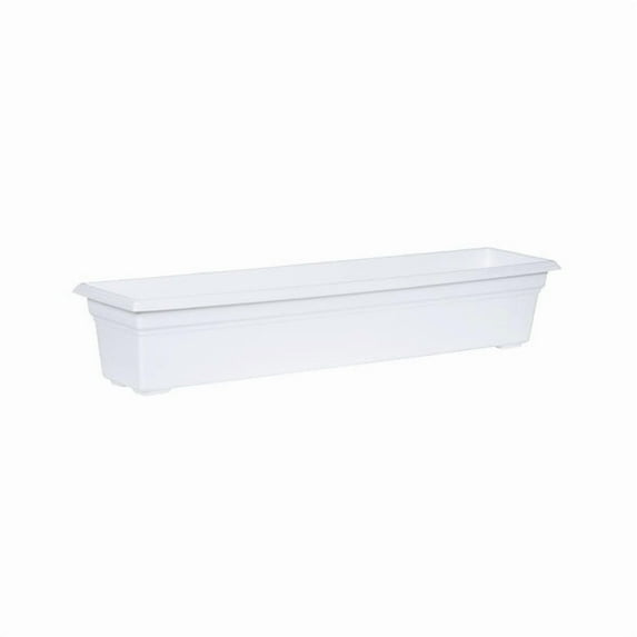Root & Vessel Countryside Flower Box, White, 36"