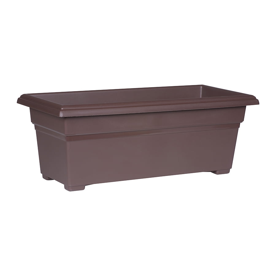 Root & Vessel Countryside Patio Planter, Brown, 27"