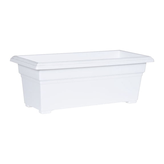 Root & Vessel Countryside Patio Planter, White, 27"