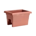 thumbnail image 1 of Root & Vessel Countryside Railing Planter, Terra, 16", 1 of 5