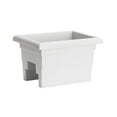 thumbnail image 1 of Root & Vessel Countryside Railing Planter, White, 16", 1 of 5