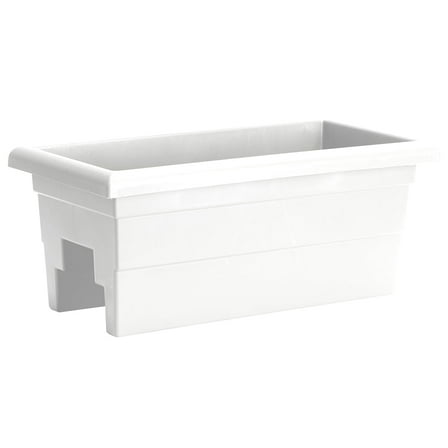 Root & Vessel Countryside Railing Planter, White, 24"