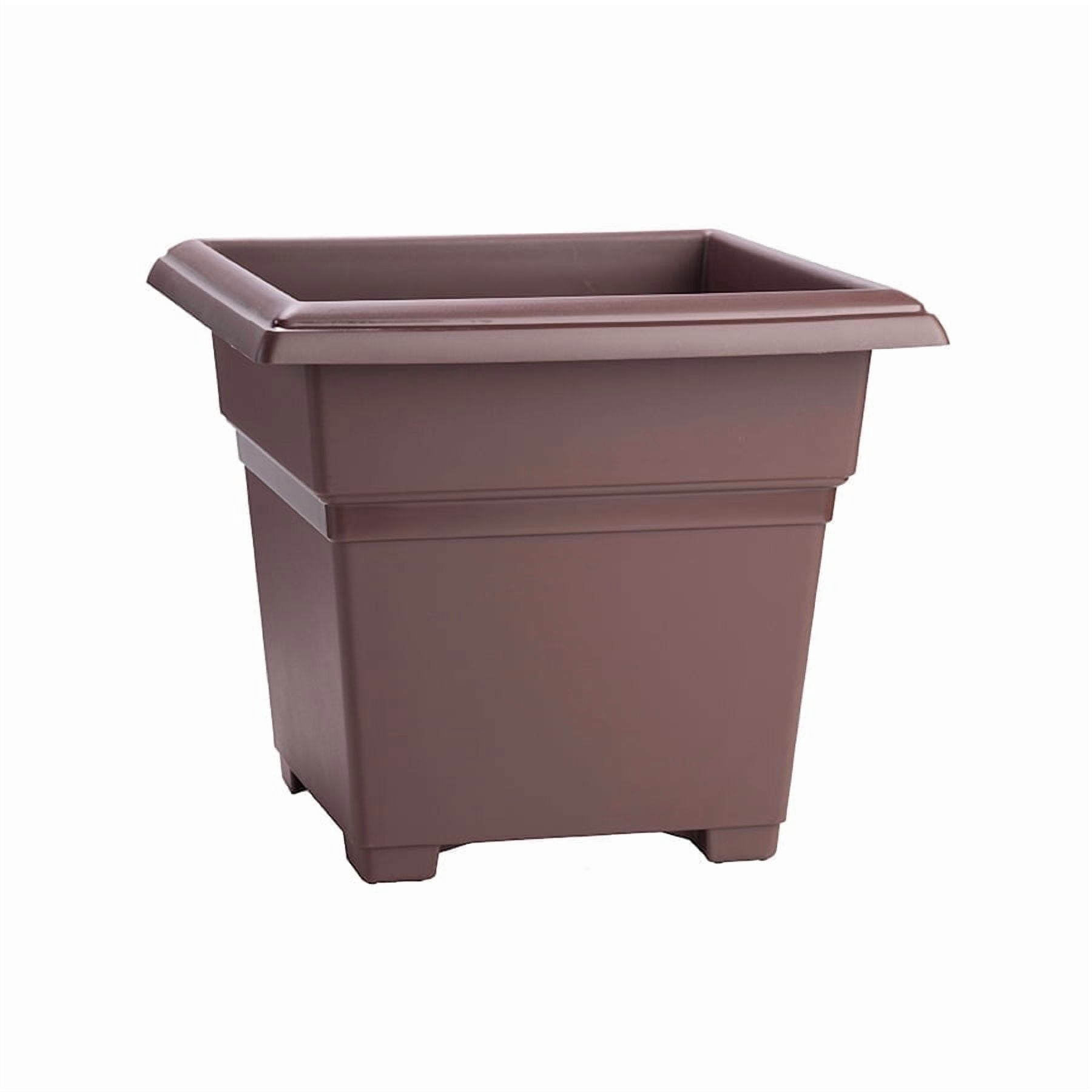 Root & Vessel Countryside Tub Planter, Brown, 14"