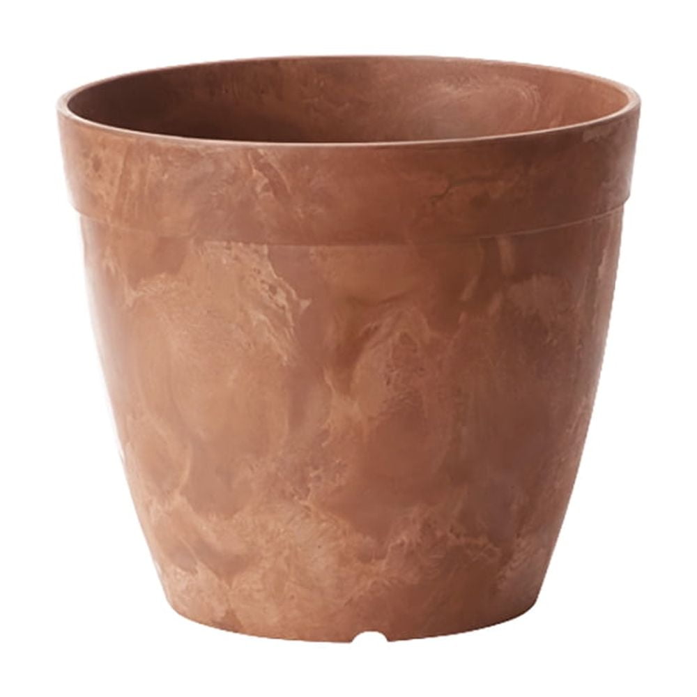 Root & Vessel Dolce Round Planter, Rust, 12"