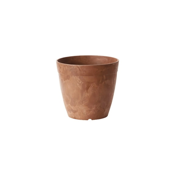 Root & Vessel Dolce Round Planter, Rust, 6"