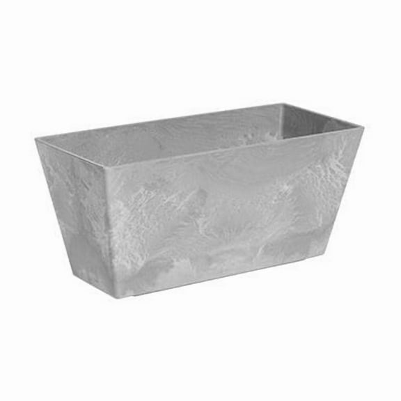 Root & Vessel Ella Flower Box, Gray, 14.5"