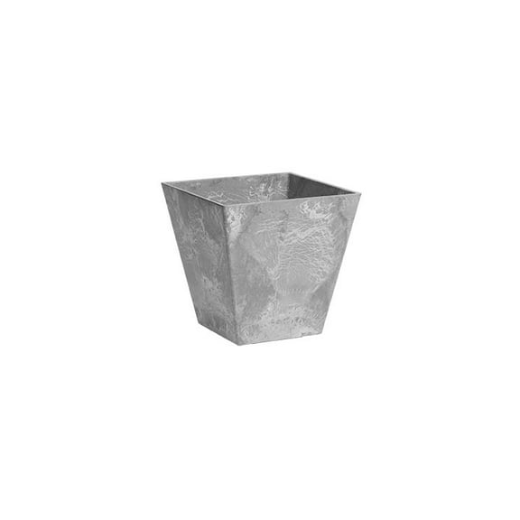 Root & Vessel Ella Square Planter, Gray, 6"