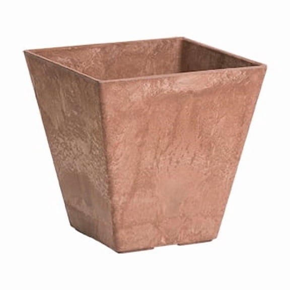 Root & Vessel Ella Square Planter, Rust, 6"
