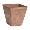 thumbnail image 1 of Root & Vessel Ella Square Planters, Rust, 16", 1 of 5