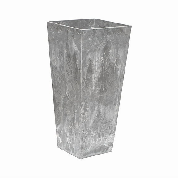 Root & Vessel Ella Tall Planter, Gray, 27.5"
