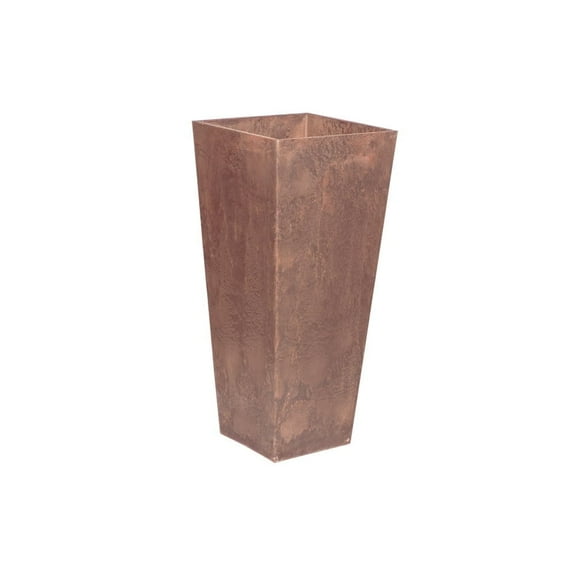 Root & Vessel Ella Tall Planter, Rust, 19.5"