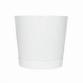 thumbnail image 1 of Root & Vessel Majestic Full Depth Cylinder Planter, White, 10", 1 of 5