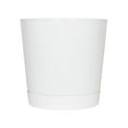 thumbnail image 1 of Root & Vessel Majestic Full Depth Cylinder Planter, White, 12", 1 of 4
