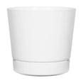thumbnail image 1 of Root & Vessel Majestic Full Depth Cylinder Planter, White, 8", 1 of 5