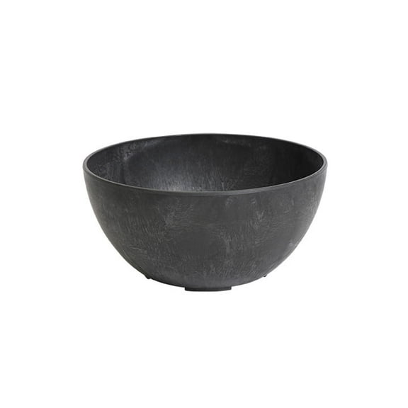 Root & Vessel Napa Bowl Planter, Black, 10"