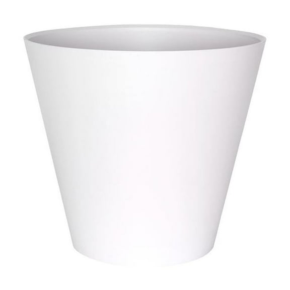 Root & Vessel Napa Round Planter, White, 8"